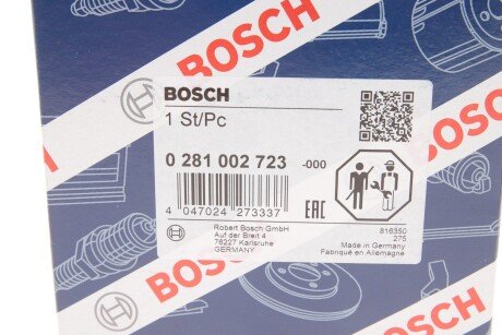 Витратомір повітря bosch 0281002723