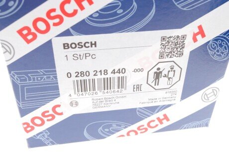 Витратомір повітря FIAT/LANCIA/OPEL/SUZUKI Doblo/Idea/Punto/Siena/Astra/Corsa/Combo/Swift ""1,0-1,6 "" bosch ""0280218440"