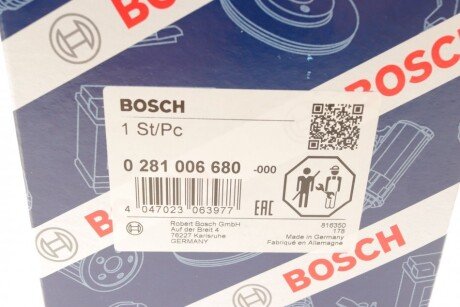 Витратомір повітря bosch 0281006680