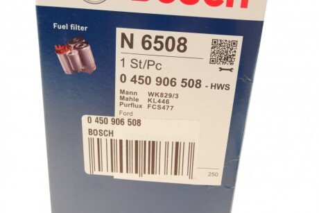 Воздушный фильтр bosch 0450906508
