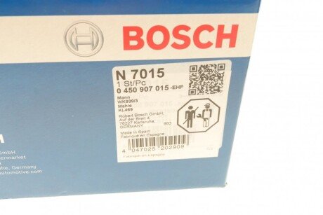 Воздушный фильтр bosch 0450907015