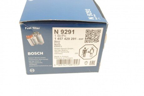 Повітряний фільтр bosch 1457429291