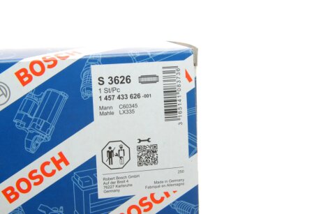 Воздушный фильтр bosch 1457433626