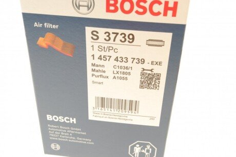 Воздушный фильтр bosch 1 457 433 739