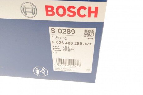 Воздушный фильтр bosch F026400289