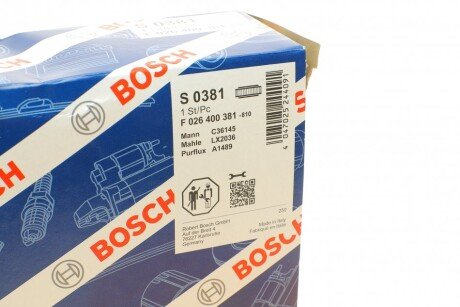 Воздушный фильтр bosch F026400381