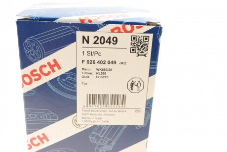 Воздушный фильтр bosch F026402049