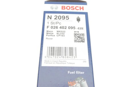 Воздушный фильтр bosch F026402095