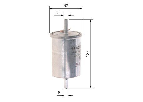 Повітряний фільтр bosch F 026 402 124