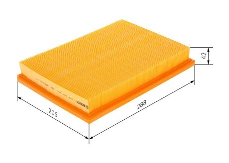 Воздушный фильтр двигателя bosch 0986626850