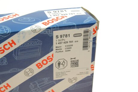 Воздушный фильтр двигателя bosch 1457429781