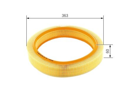 Воздушный фильтр двигателя bosch 1457429992