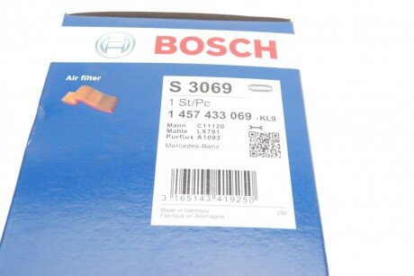 Воздушный фильтр двигателя bosch 1457433069