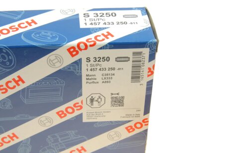 Повітряний фільтр двигуна bosch 1457433250