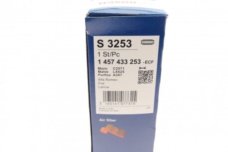 Воздушный фильтр двигателя bosch 1457433253