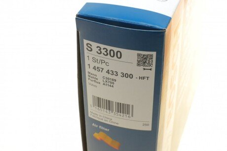 Повітряний фільтр двигуна bosch 1457433300