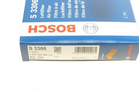 Воздушный фильтр двигателя bosch 1457433306