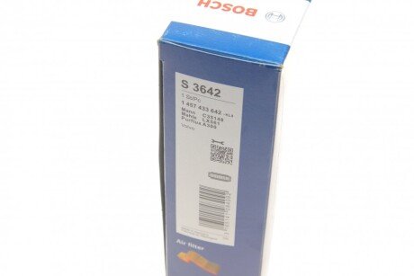 Повітряний фільтр двигуна bosch 1457433642