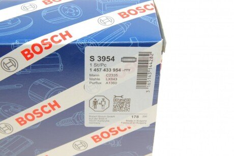 Повітряний фільтр двигуна bosch 1457433954