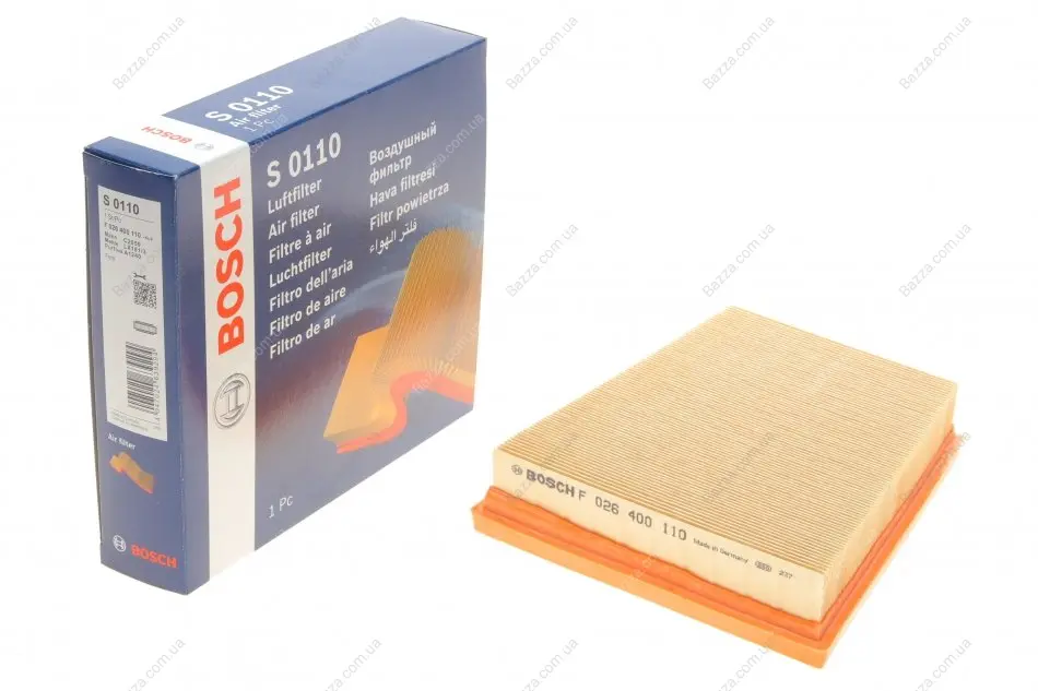 Воздушный фильтр двигателя bosch F026400110