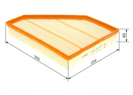 Воздушный фильтр двигателя bosch F026400119