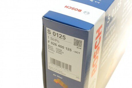 Воздушный фильтр двигателя bosch F026400125