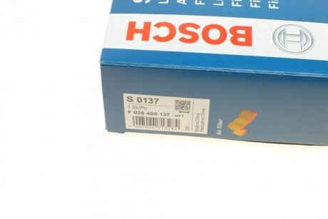 Воздушный фильтр двигателя bosch F026400137