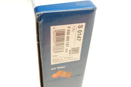 Повітряний фільтр двигуна bosch F026400147