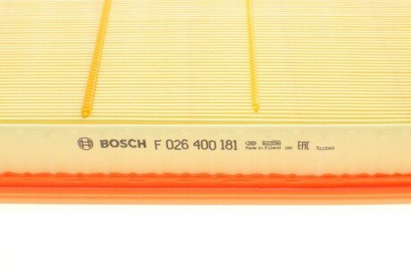 Воздушный фильтр двигателя bosch F026400181