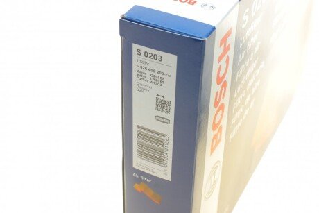 Повітряний фільтр двигуна bosch F026400203
