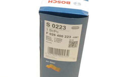 Воздушный фильтр двигателя bosch F026400223