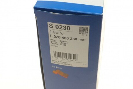 Воздушный фильтр двигателя bosch F026400230