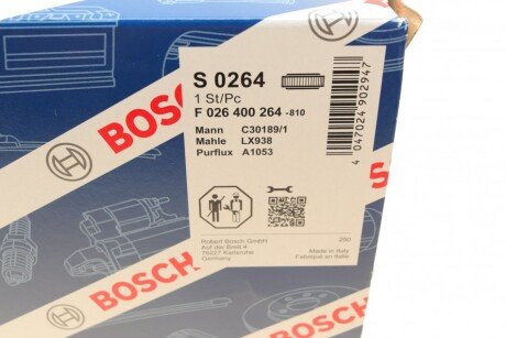 Воздушный фильтр двигателя bosch F 026 400 264