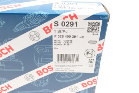 Воздушный фильтр двигателя bosch F026400291