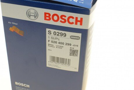 Воздушный фильтр двигателя bosch F 026 400 299