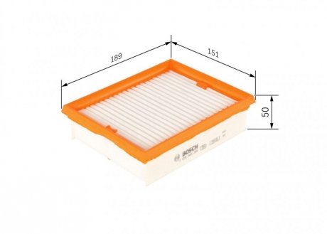 Повітряний фільтр двигуна bosch F026400304
