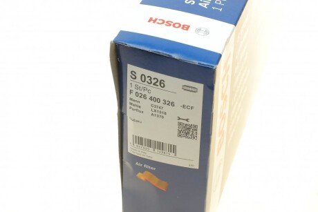 Воздушный фильтр двигателя bosch F026400326