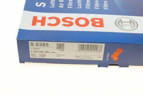 Воздушный фильтр двигателя bosch F026400385