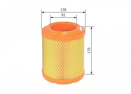 Повітряний фільтр двигуна bosch F026400413