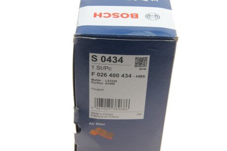 Повітряний фільтр двигуна bosch F026400434