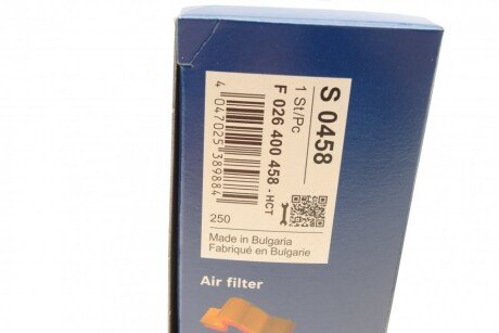 Воздушный фильтр двигателя bosch F026400458