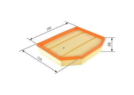 Воздушный фильтр двигателя bosch F026400463