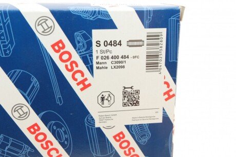 Воздушный фильтр двигателя bosch F026400484