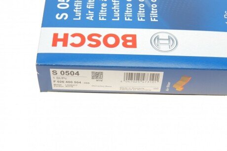 Воздушный фильтр двигателя bosch F026400504