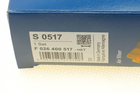 Воздушный фильтр двигателя bosch F026400517