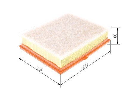 Воздушный фильтр двигателя bosch F026400545