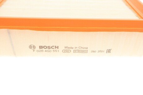 Воздушный фильтр двигателя bosch F026400551