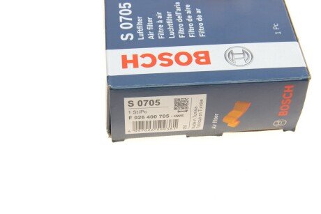 ВСТАВКА ПОВІТРЯНОГО ФІЛЬТРА bosch F026400705