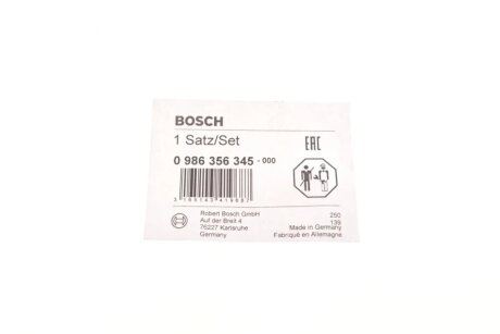 Високовольтні провода для свічок запалювання bosch 0986356345
