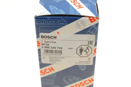Високовольтні провода для свічок запалювання bosch 0986356739